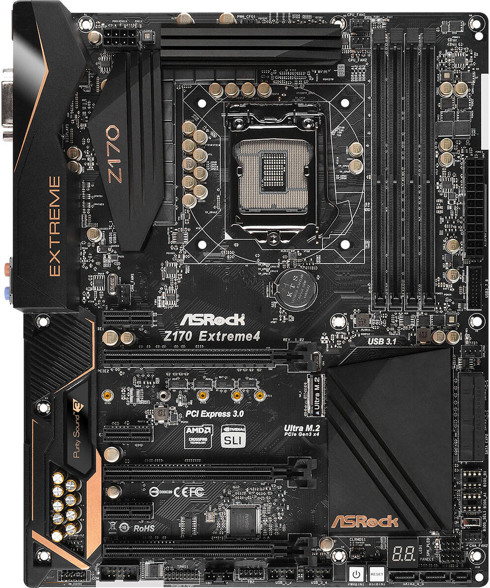 Asrock Z170 Extreme4 - Motherboard Specifications On MotherboardDB